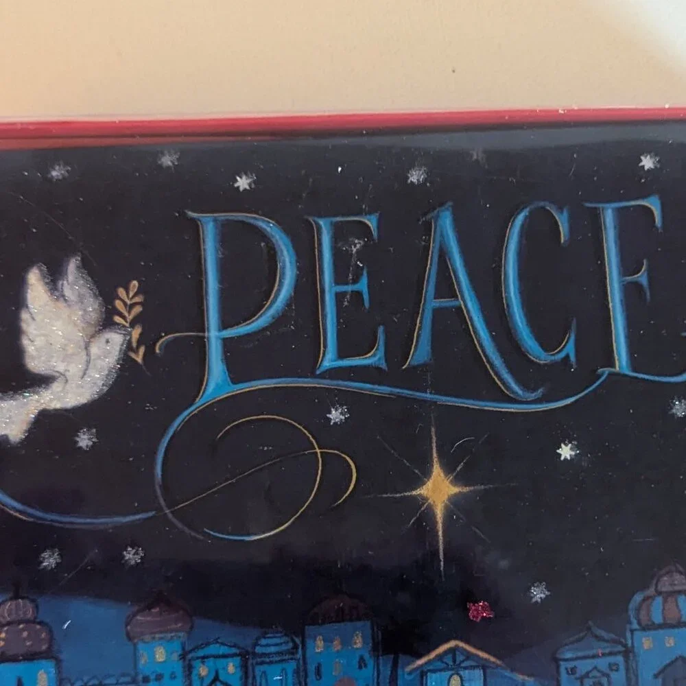 NWT 16 Dove Peace Blue Christmas Cards American Greetings Sealed Box Holiday NEW